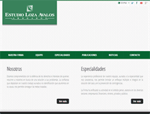 Tablet Screenshot of lozavalos.com.pe